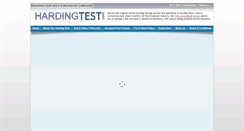 Desktop Screenshot of hardingtest.com